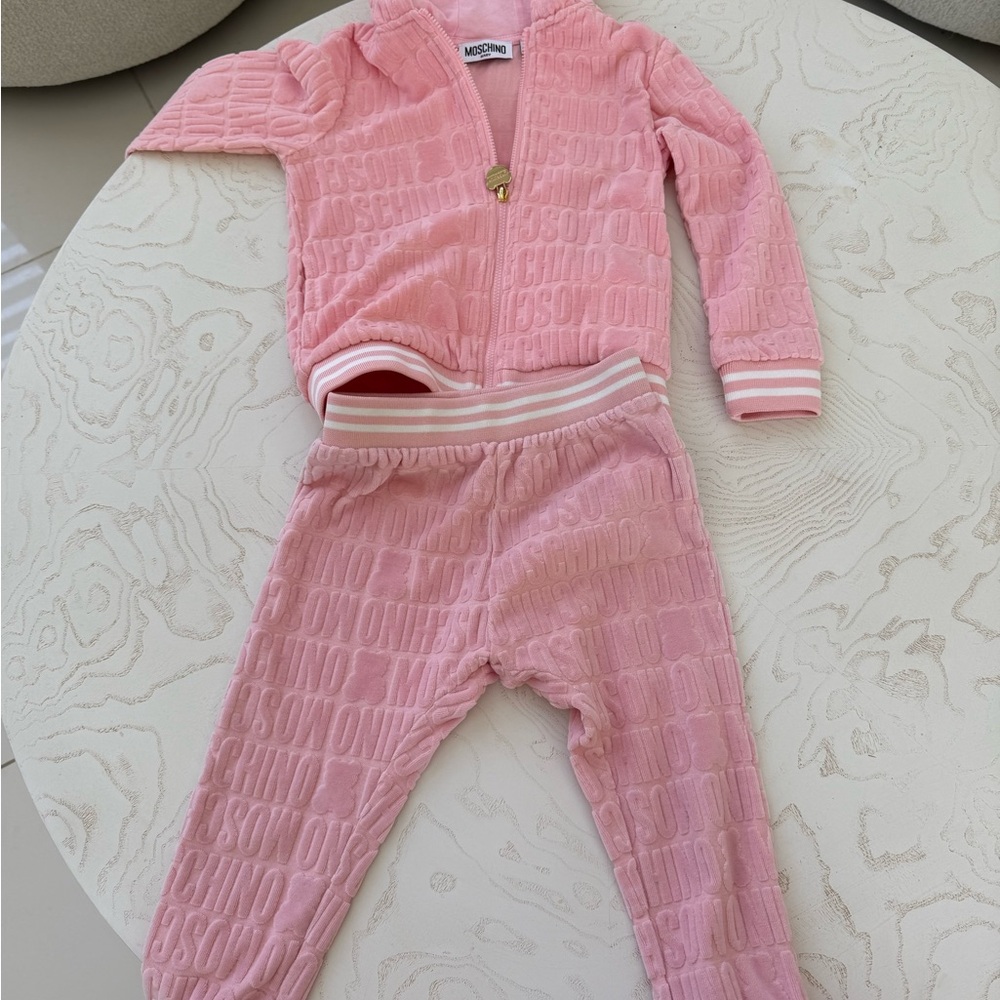 Moschino Pink Kids Matching Set